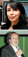 Liliana Hernández y Alfredo Santillán