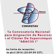 1a Convocatoria Nacional para Asignación de Recursos en el Clúster De Supercómputo “ABACUS I"