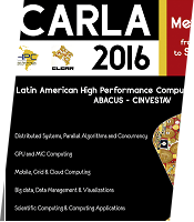 CARLA 2016
Latin American High Performance Computing Conference
ABACUS-CINVESTAV

