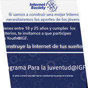 Convocatoria: Programa para la Juventud@IGF