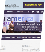 Bett Latin America 2016
26, 28 de octubre 
