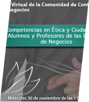 Competencias en Ética y Ciudadanía en Alumnos y Profesores de las Escuelas de Negocios