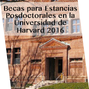Becas para Estancias Posdoctorales en la Universidad de Harvard 2016