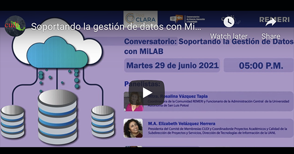Soportando la gestión de datos con MiLAB