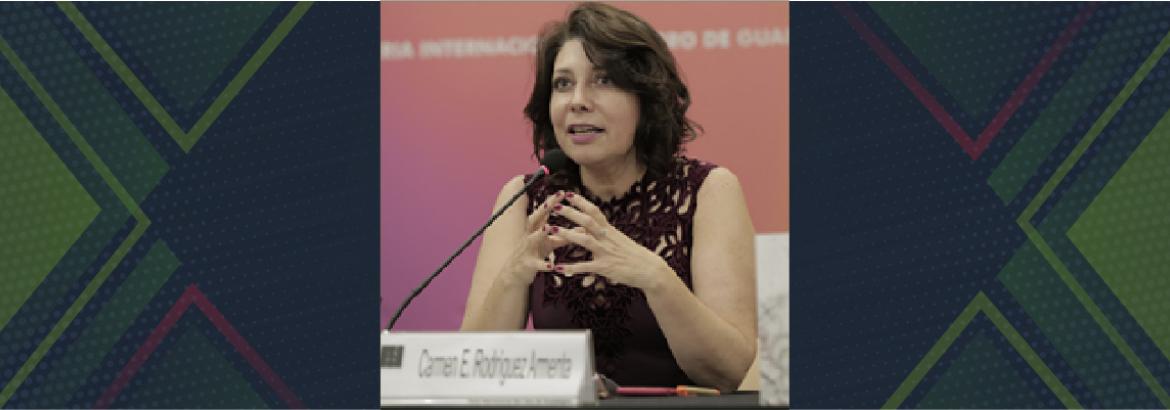 La Dra. Carmen Rodríguez Armenta, Vicerrectora Ejecutiva de la Universidad de Guadalajara