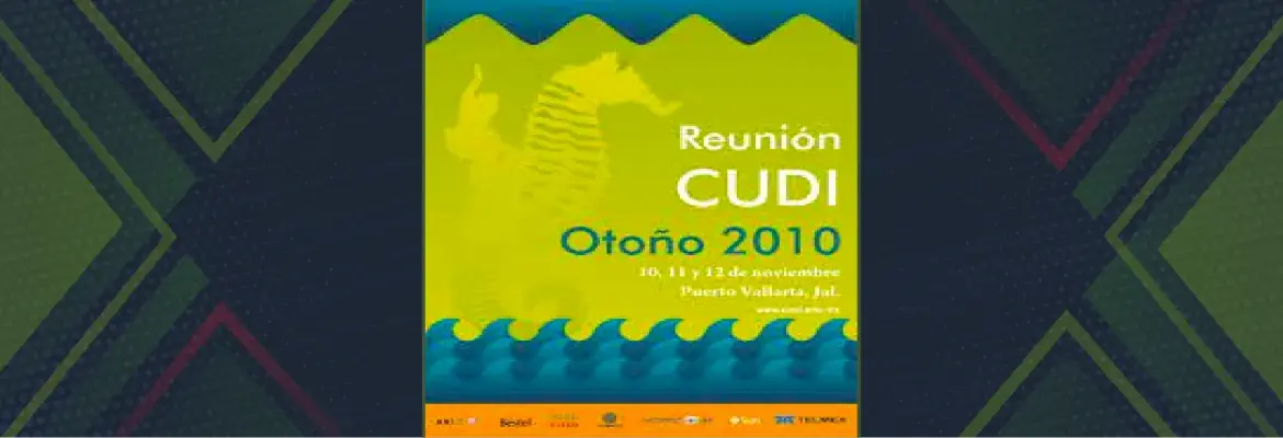La reunión de CUDI otoño 2010, se realizará el 13, 14 y 15 de octubre