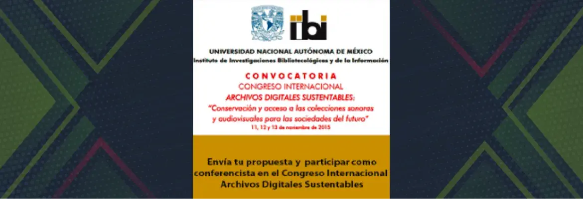 Participa:  Archivos Digitales Sustentables