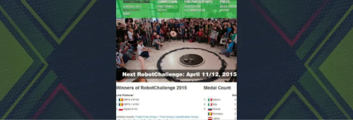 México, primer lugar en concurso Robotchallenge 2015