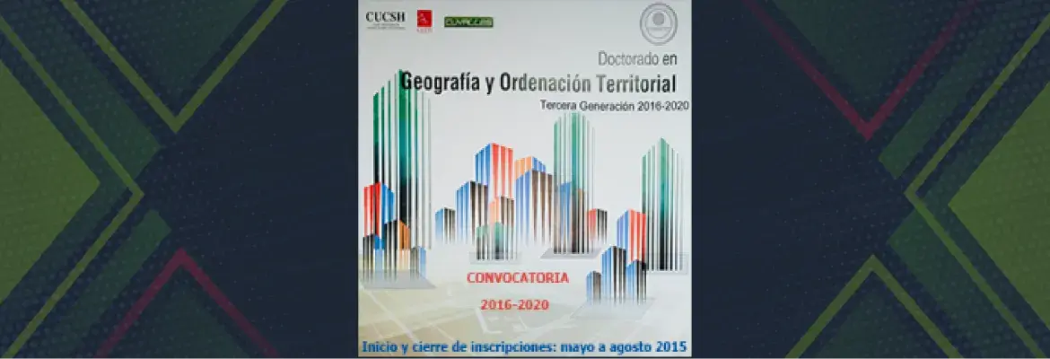 Doctorado en Geografía y Ordenación Territorial