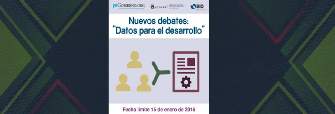 Alerta de Fondos: Nuevos debates “Datos para el desarrollo”