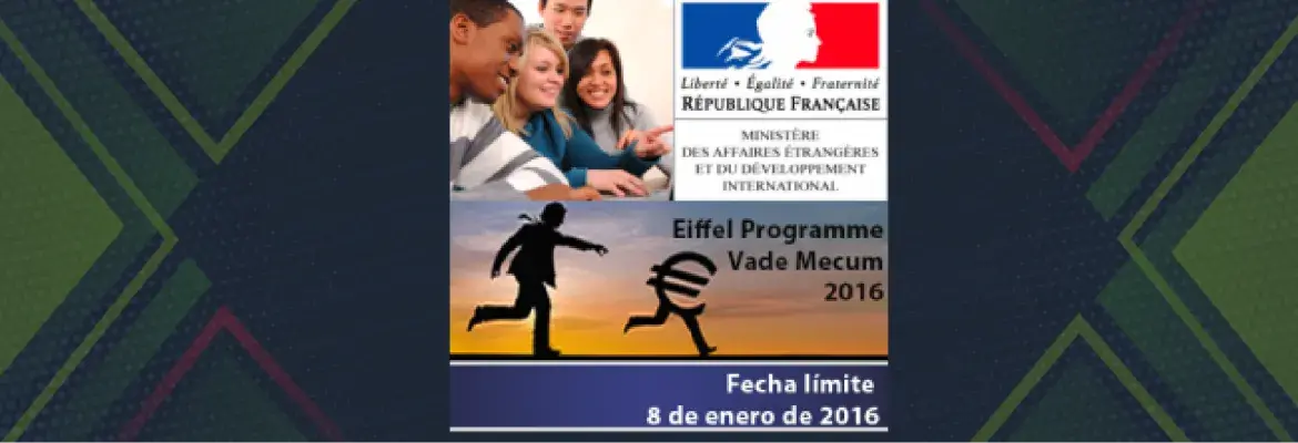 Alerta de fondos: Eiffel Programme Vade Mecum 2016