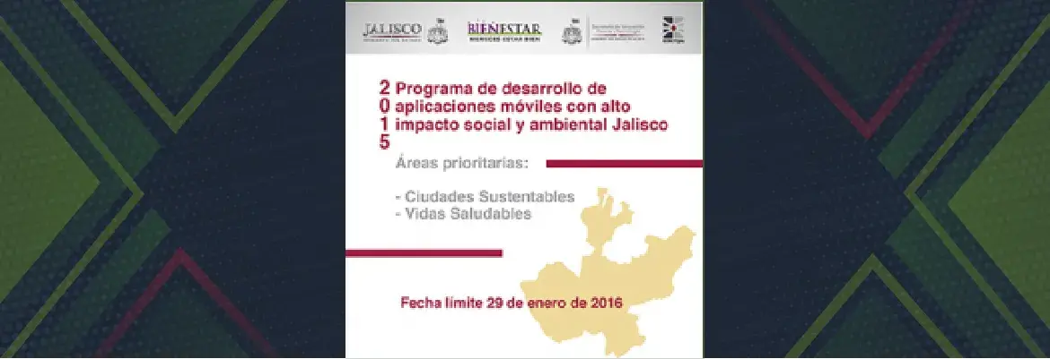 Programa de Desarrollo de Aplicaciones Móviles con Alto Impacto Social y Ambiental Jalisco