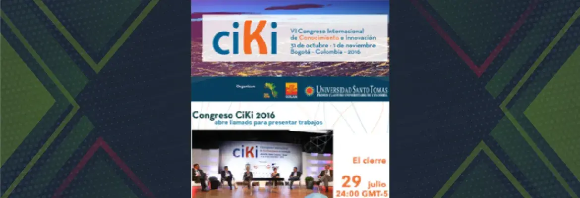 Llamado a presentar trabajos para participar en ciKi 2016