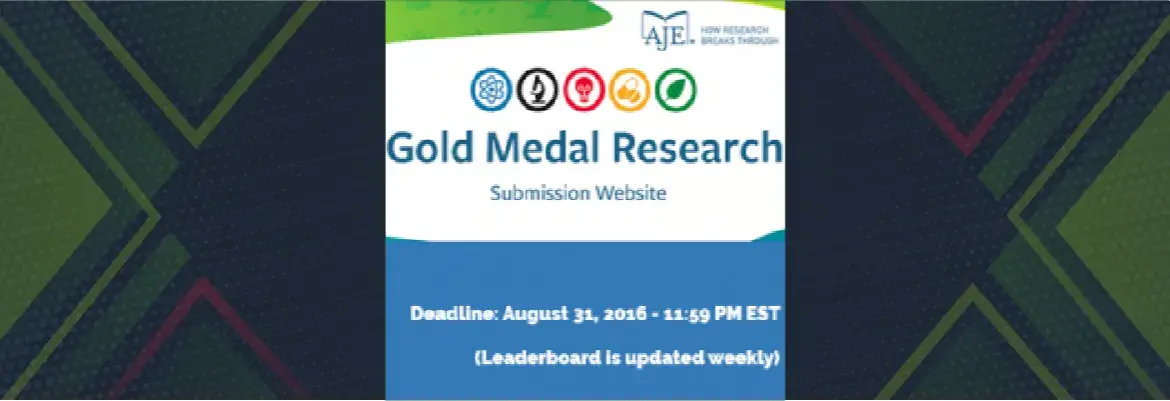 AJE 2016 Gold Medal Research Competition