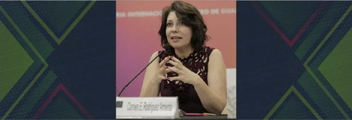 La Dra. Carmen Rodríguez Armenta, Vicerrectora Ejecutiva de la Universidad de Guadalajara