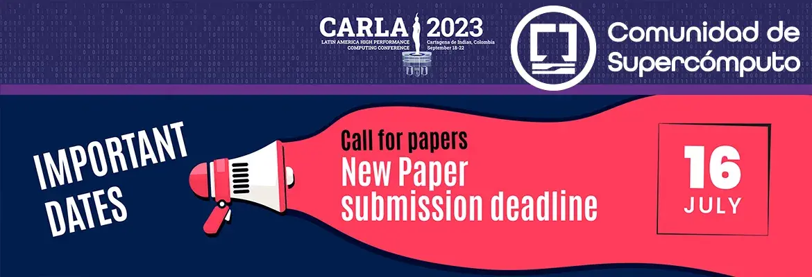 New paper submission deadline: July 16th, 2023