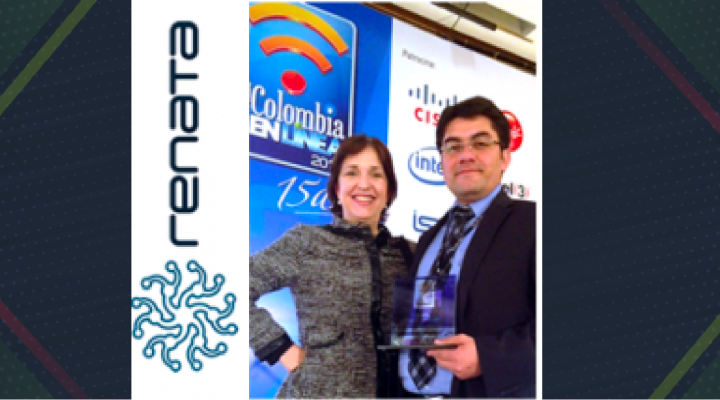 RENATA, tres veces ganadora de Premio Colombia en Línea a Mejor Sitio Web de Investigación de Colombia