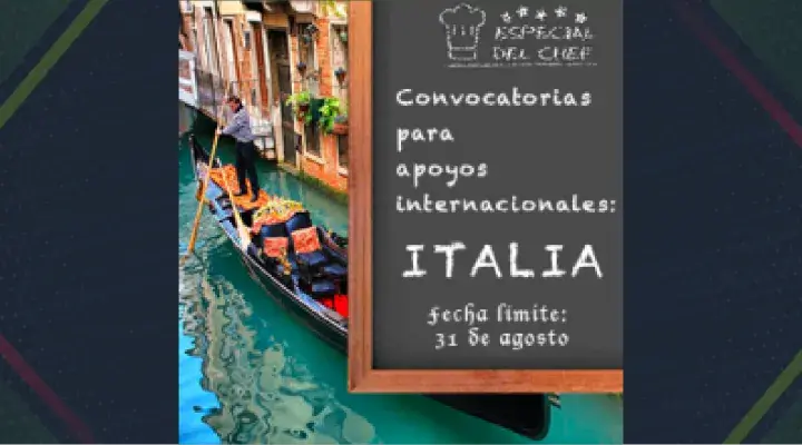 Convocatorias para apoyos internacionales