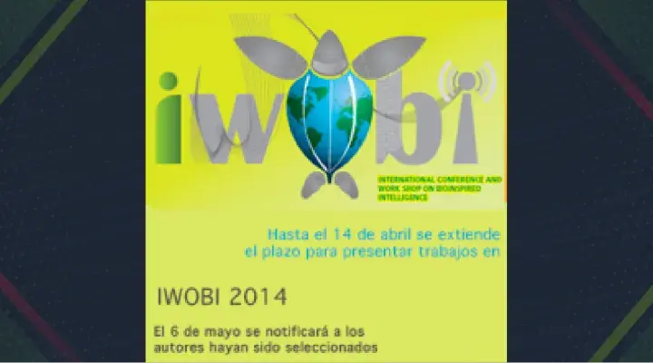 Hasta el 14 de abril se extiende el plazo para presentar trabajos para IWOBI 2014