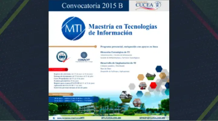 Maestría en Tecnologías de la Información