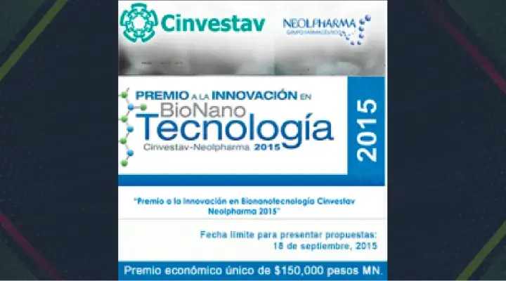 Premio a la Innovación en Bionanotecnología Cinvestav Neolpharma 2015