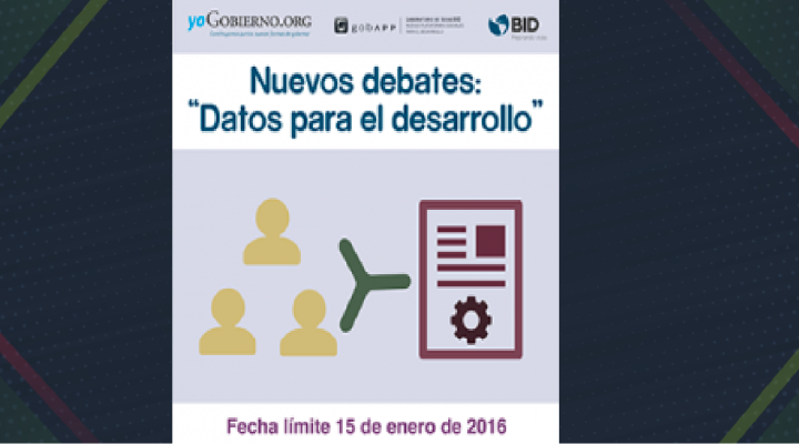 Alerta de Fondos: Nuevos debates “Datos para el desarrollo”