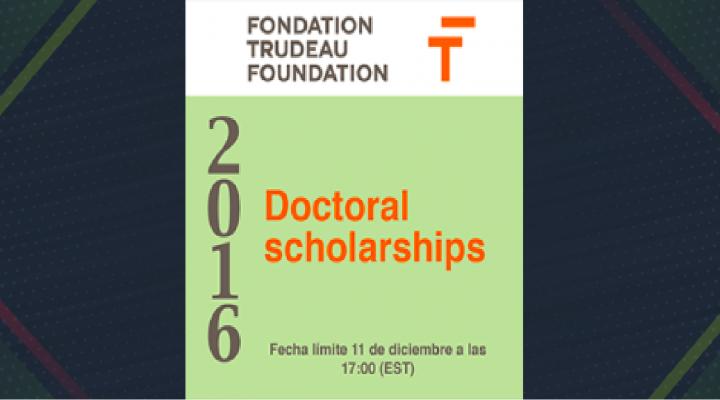Alerta de fondos: 2016 Doctoral Scholarships