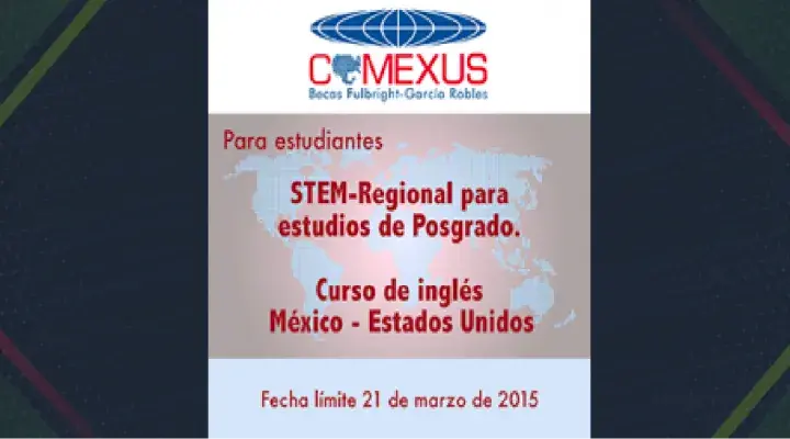 Alerta de fondos: Convocatoria STEM-Regional para estudios de Posgrado. 