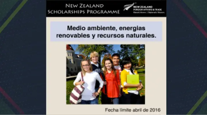 Alerta de fondos: New Zealand Scholarships Programme