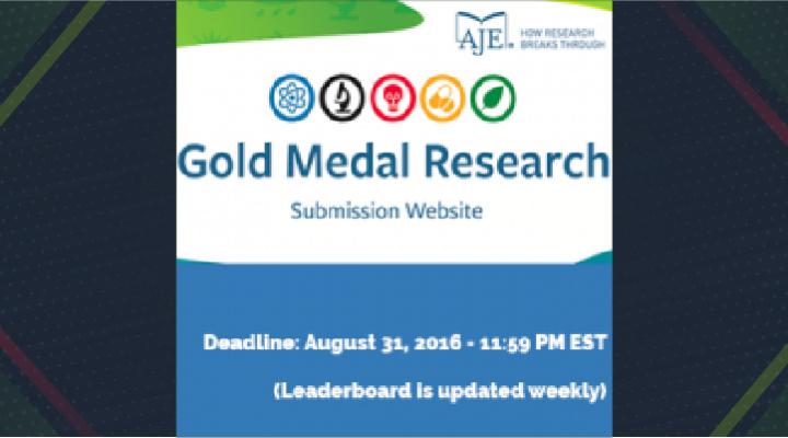 AJE 2016 Gold Medal Research Competition