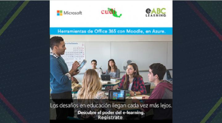 Más de 180 representantes de instituciones educativas participaron en el Webinar que mostró cómo utilizar las herramientas de Office 365,con Moodle, en Azure
