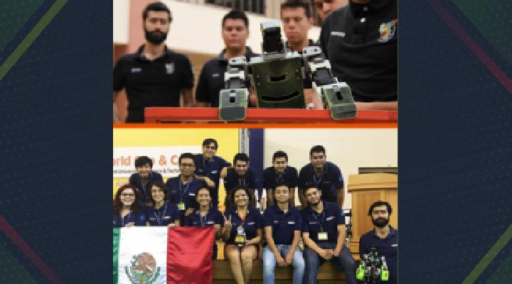 Impone robot mexicano récord de salto en competencia internacional