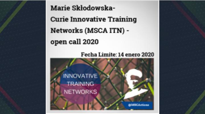 Marie Skłodowska-Curie Innovative Training Networks (MSCA ITN) - open call 2020