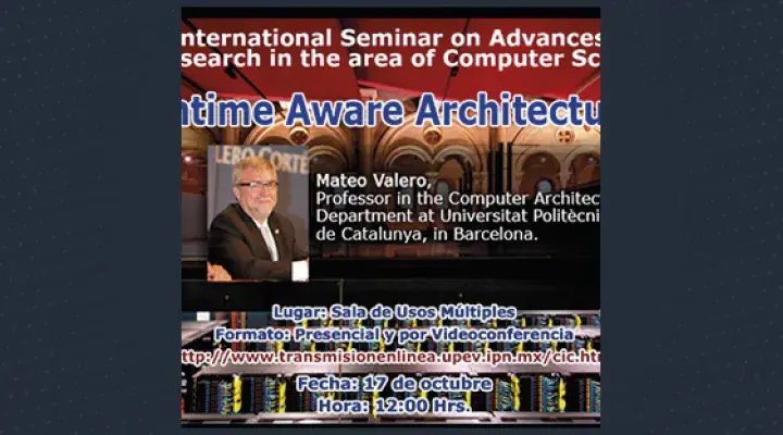 Invitación al Seminario del Dr. Mateo Valero