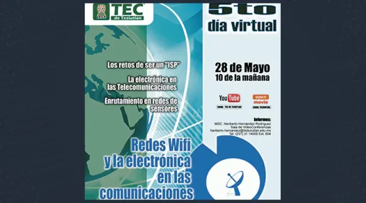 5to. día virtual &quot;Redes Wifi y la electrónica en las comunicaciones&quot;