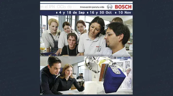 CIClo de conferencias BOSCH en el IPN