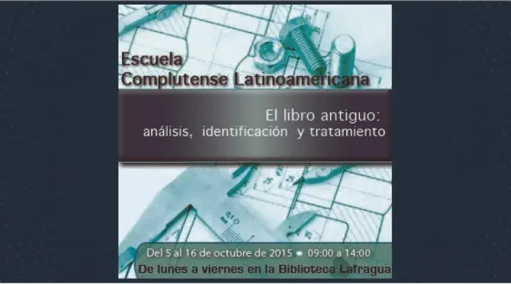 El libro antiguo: análisis, identificación y tratamiento