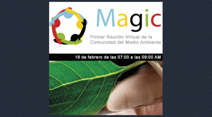 Primer reunión virtual del la Comunidad del Medioambiente del proyecto MAGIC