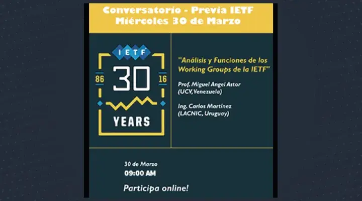 Conversatorio - Previa IETF