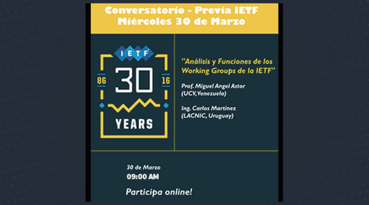 Conversatorio - Previa IETF