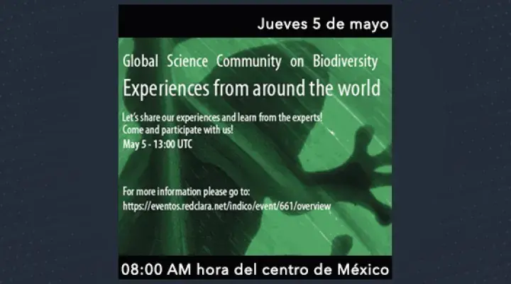Conferencia Virtual de la Comunidad Global de  Biodiversidad del Proyecto MAGIC