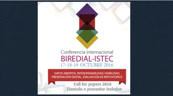 VI Conferencia Internacional BIREDIAL-ISTEC 2016