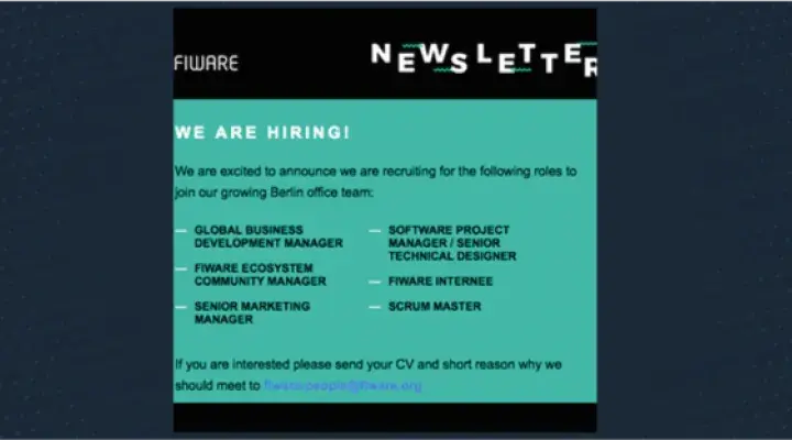 FIWARE Recruiting