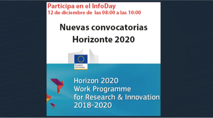 InfoDay, las nuevas convocatorias de Horizonte 2020