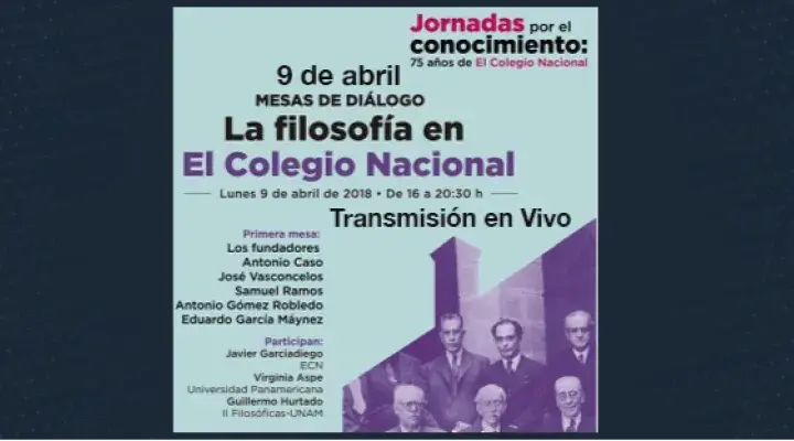 La filosofía en El Colegio Nacional