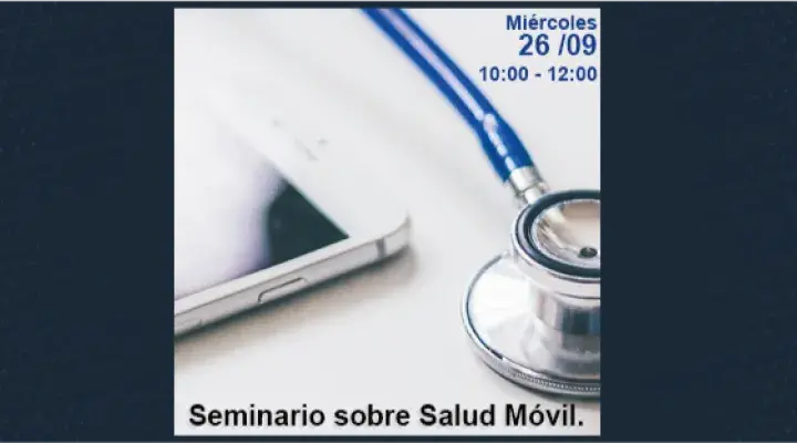 Seminario virtual sobre Salud Móvil.