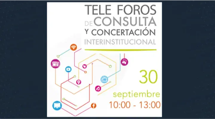 Tele foros  de consulta y concertación interinstitucional