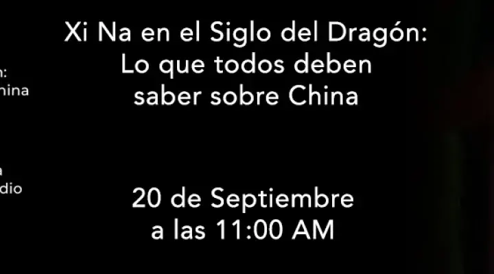 Presentación del libro “Xi Na en el Siglo del Dragón: lo que todos deben saber sobre China”