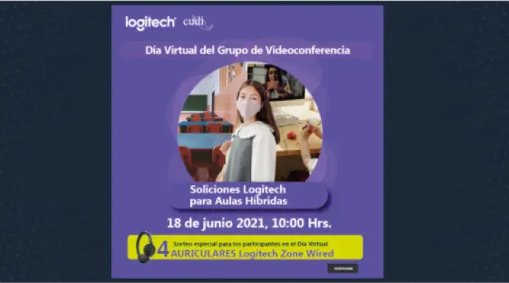 Soluciones Logitech para Aulas Híbridas