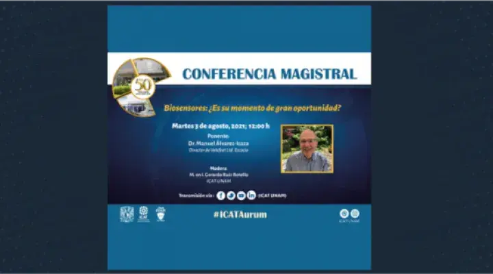 Conferencia Magistral: Biosensores: ¿Es su Momento de Gran Oportunidad?